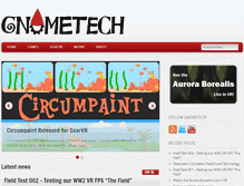 Tablet Screenshot of gnometech.com